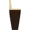 Ekena Millwork 2-Sided (L-beam) Rough Sawn Endurathane Faux Wood Ceiling Beam, Premium Hickory, 6"W x 4"H  x 22'L BMRS2C0060X040X264ZH - alternate 8